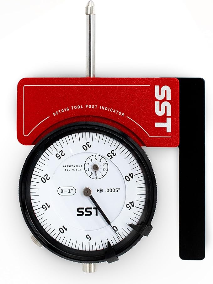 SST - Lathe Tool Post Indicator - High-Level Precision & Accuracy - Durable Construction - 5-Year Warranty Guaranteed