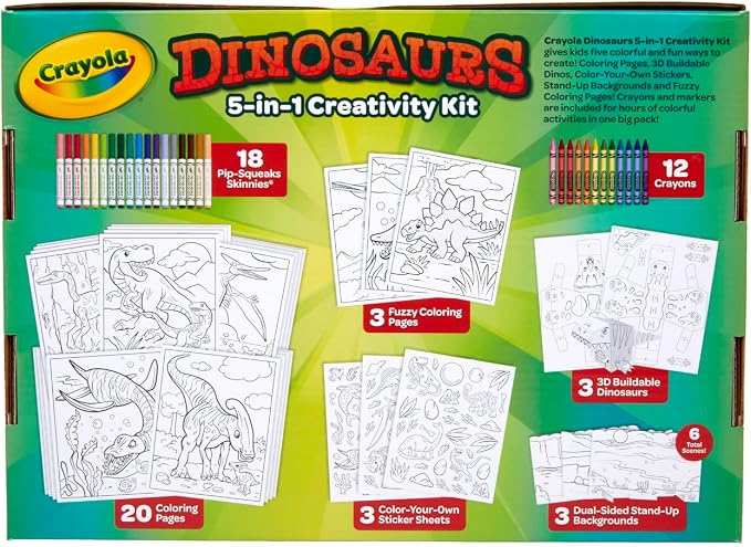 Crayola Dinosaur 5-in-1 Art Kit - Image 8