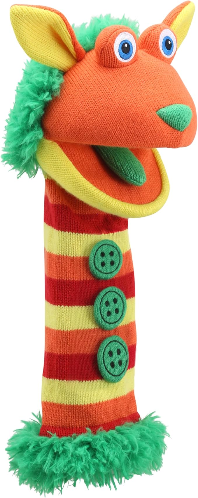 The Puppet Company Knitted Buttons Hand Puppet - Image 5