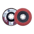 Benchmark Abrasives 4.5" x 7/8" Premium High Density Jumbo Ceramic T27 Curved Flap Discs 4 1/2 for Angle Grinder, Sanding Discs, Finishing - Grinding Wheels 4 1/2 Inch (10 Pack) - 36 Grit