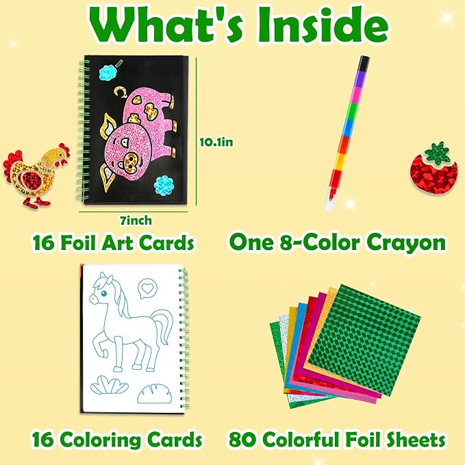 FUNNYB&G Mess-Free Foil Art Craft - Image 3