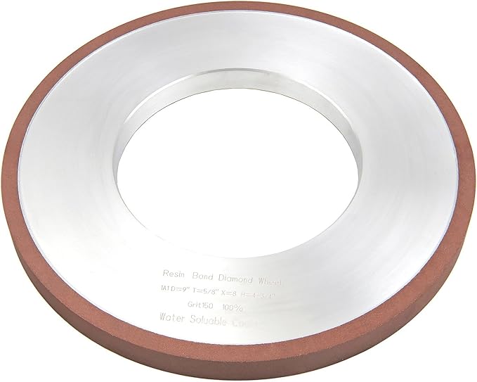 MaxTool Dia 12" 1A1 Diamond Plain Wheel Abrasive Grinding Wheel Thick 3/4" Resin Bond; NDR1A1D12T19X6G18