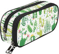 ANANGTEE Green Cactus Llama Pencil Case by ANANGTEE
