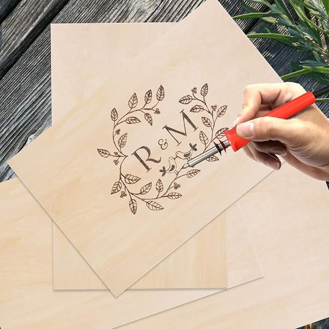 20 Pack Balsa Wood Sheets, 8”x12”x1/16”, Thin Natural Unfinished Wood - Image 3