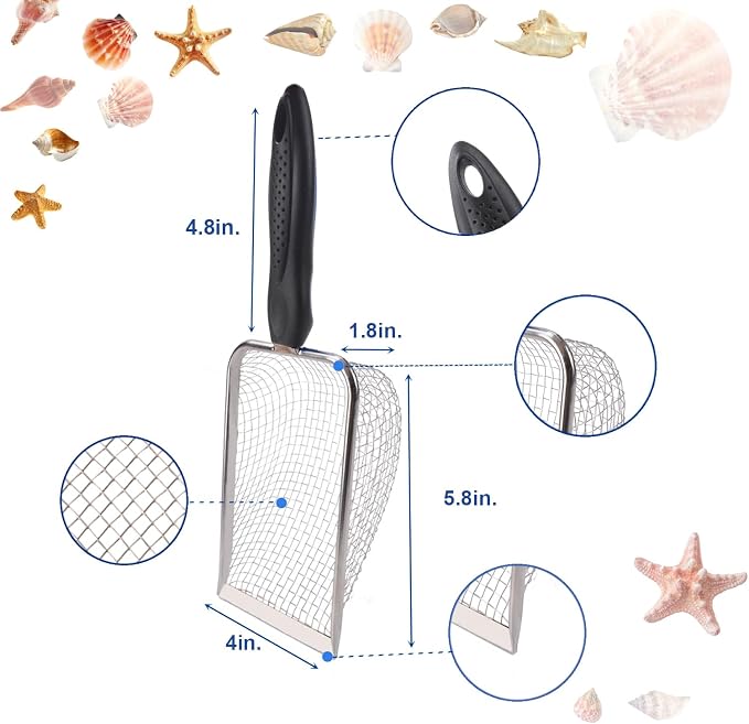 MUYIZI Beach Mesh Shovel with Mesh Beach Bag - Image 4