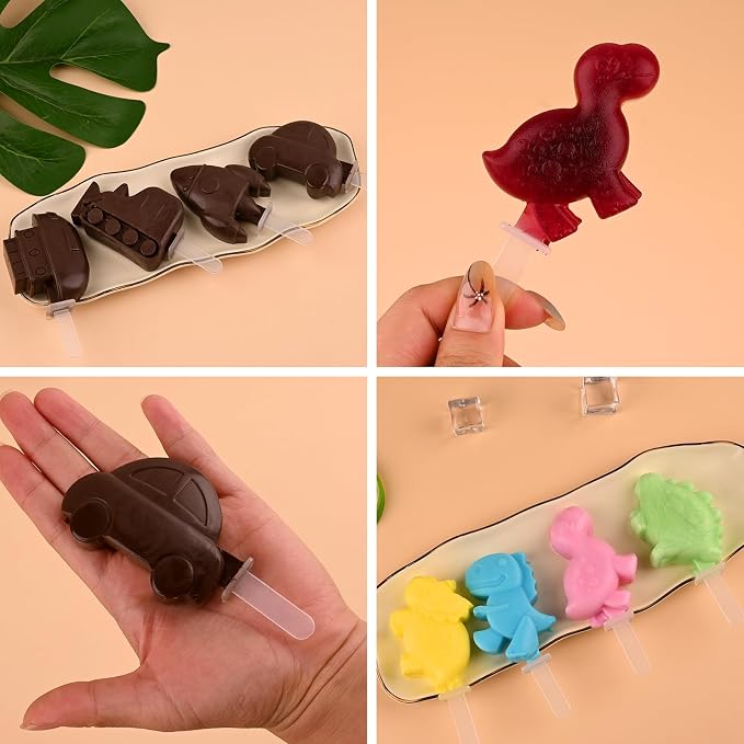 WMKGG Mini Cartoon Silicone Popsicle Molds - Image 6