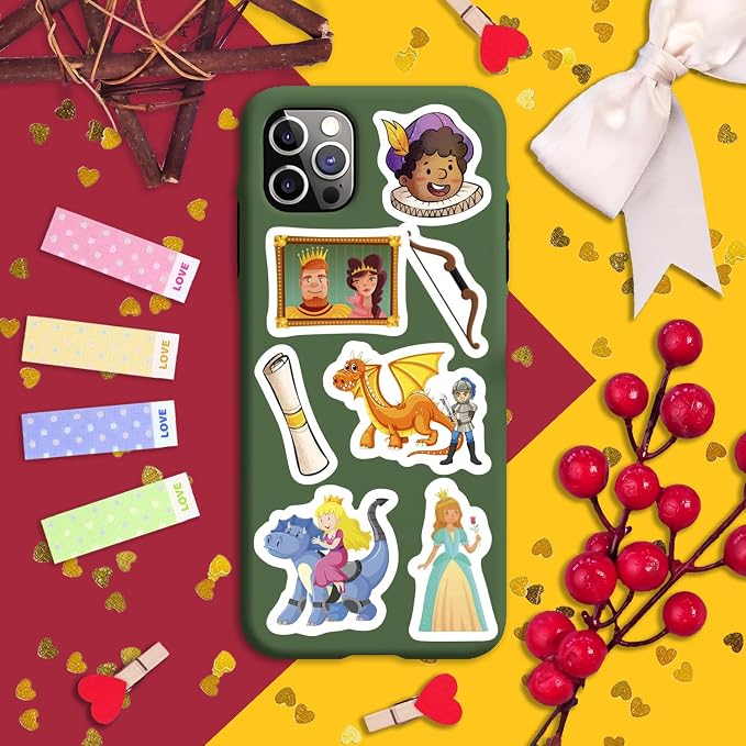 BulbaCraft 100Pcs Medieval Stickers - Image 7