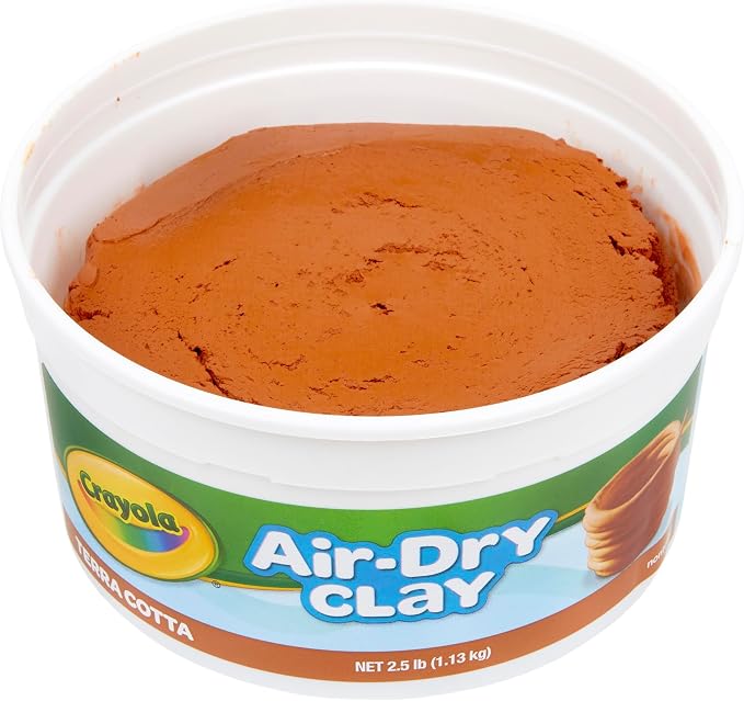 Crayola Air Dry Clay, Terra Cotta No Bake Modeling Clay - Image 3