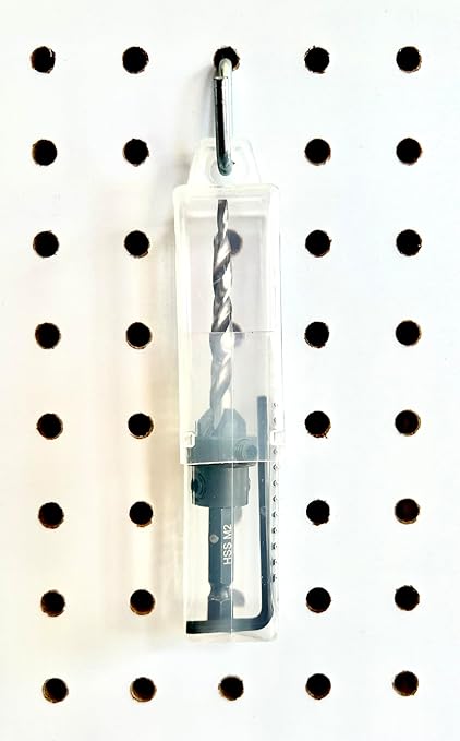 Adjustable Wood Countersink Drill Bit #12 (7/32") with Tapered Drill Bit for Woodworking
