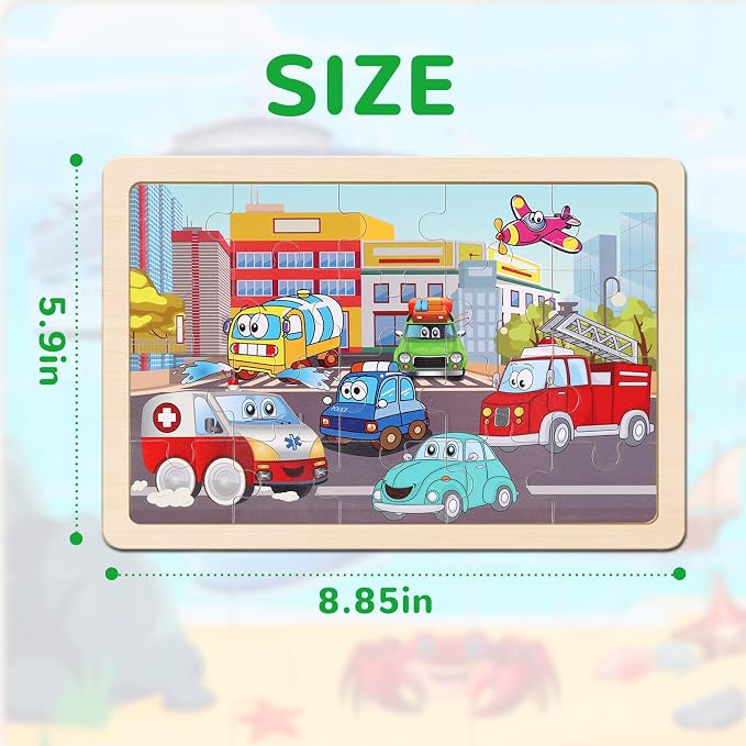 Wooden Educational Jigsaw Puzzles - Image 5