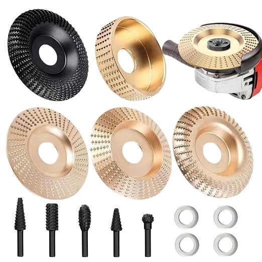 14PCS Angle Grinder Wood Carving Disc Set by Unknown