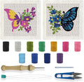BEUNITONE 2 Sets DIY Punch Needle Kits by BEUNITONE