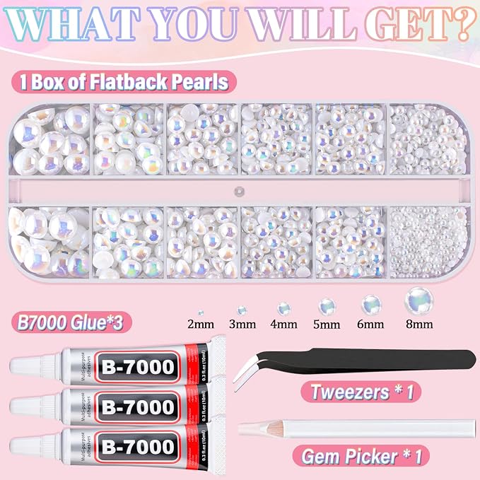 Flatback Pearls for Crafting - Image 2