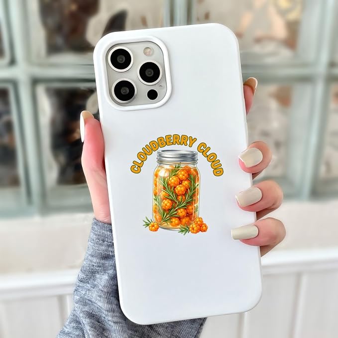 50Pcs Unique Transparent Fruit Stickers - Image 4