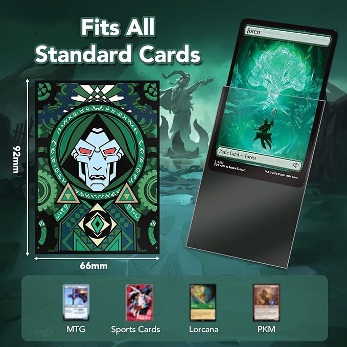 MTG Card Sleeves 100ct, Smooth Shuffle, Art Card Sleeves Deck Protector - Image 4