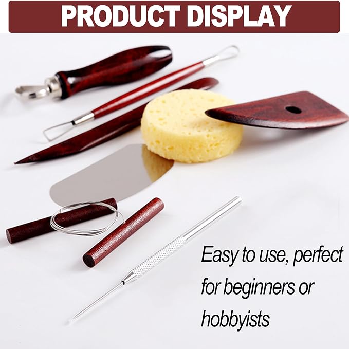 LINPHCEY 8-Piece Clay Sculpting Tools Set Perfect - Image 4