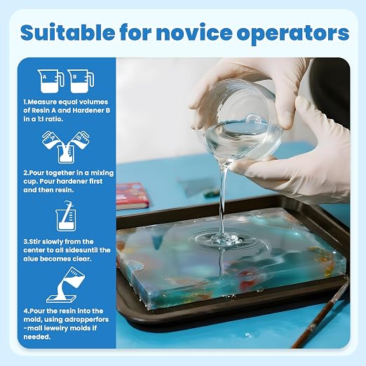 Clear Epoxy Kit 16 oz, Bubble Releasing 1:1 - Image 7