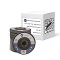 Benchmark Abrasives 4.5" x 7/8" Premium High Density Jumbo Zirconia Type 27 Flap Discs 4 1/2 for Angle Grinder, Sanding Discs, Finishing - Grinding Wheels 4 1/2 inch - (10 Pack) - 40 Grit
