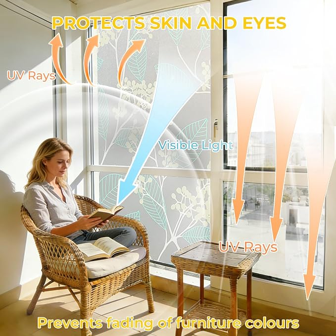 OHTMERU Window Privacy Film Decorative - Image 3