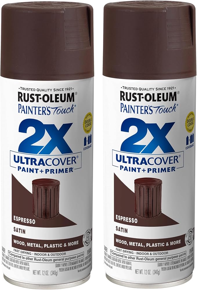 Rust-Oleum 334066-2PK Painter's Touch 2X Ultra Cover Spray Paint, 12 oz by Rust-Oleum