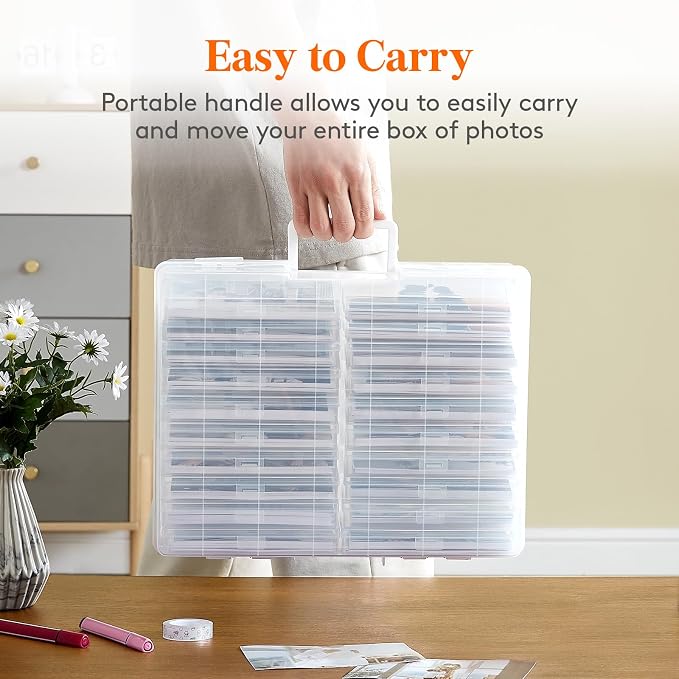 Lifewit 20 Pcs Photo Storage Box, Photo Albums 4x6 Pictures, Acid-Free - Image 6