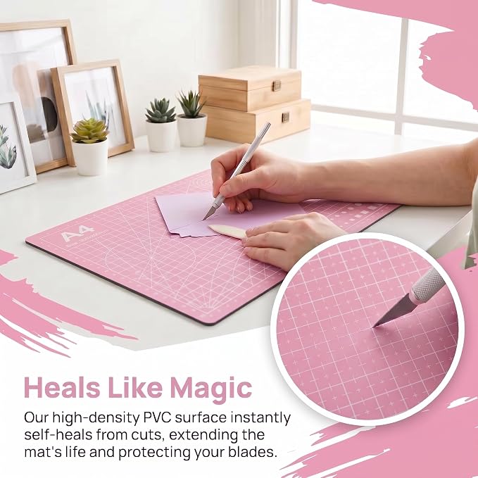 A4 Self-Healing Cutting Mat, Double-Sided Craft Mat - Image 4