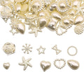 Chenkou Craft Random 100g/lot 4-20mm Half Round Imitation Pearls Seastar Bow by ChenkouCraft