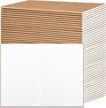 EOOUT 48pcs Blank Kraft Notebooks, Bulk Journals by EOOUT