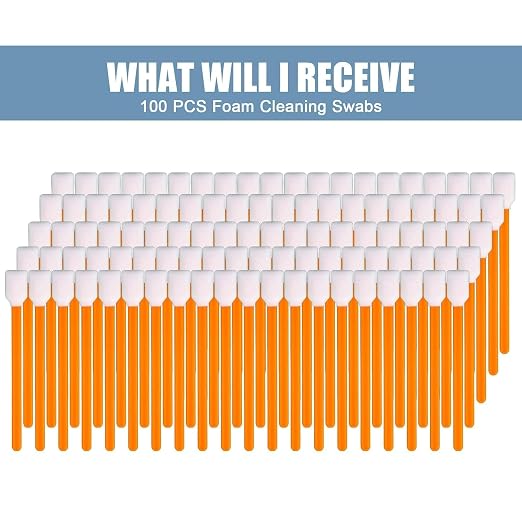 CARGEN 100PCS 5.09" Foam Cleaning Swabs - Image 7