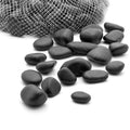 River Rocks Decorative Ornamental Vase Filler 1"-1.5" Black Aquarium Gravel 30 by RoyalImports