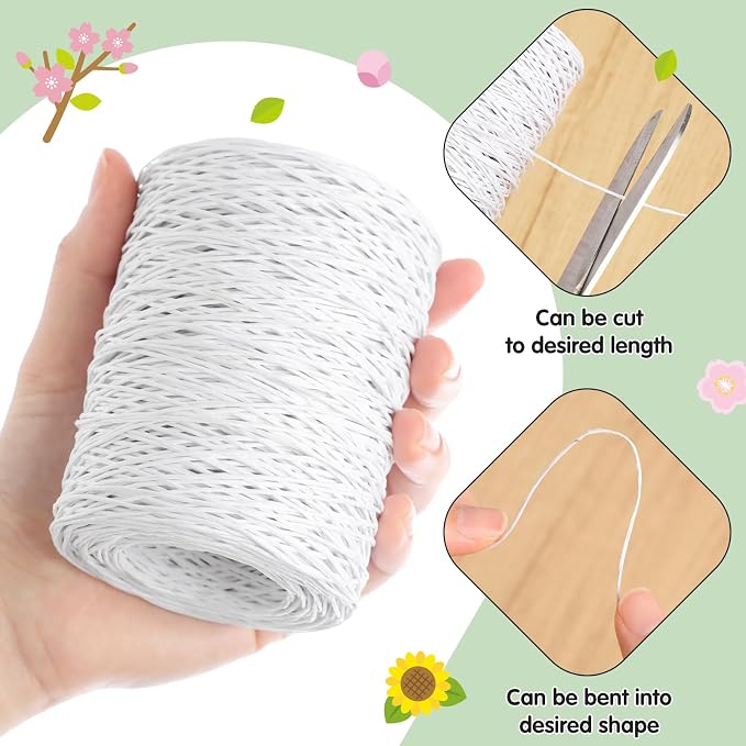 Syhood 673 Feet Floral Vine Bind Wire Rustic Wrapping Wire - Image 3
