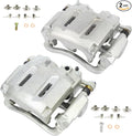 cciyu Front Left & Right Brake Calipers Assembly w/Bracket 18-B5023 18-B5022 For Ford For F-250 Super Duty 2005-2012,For Ford For F-350 Super Duty 2005-2012