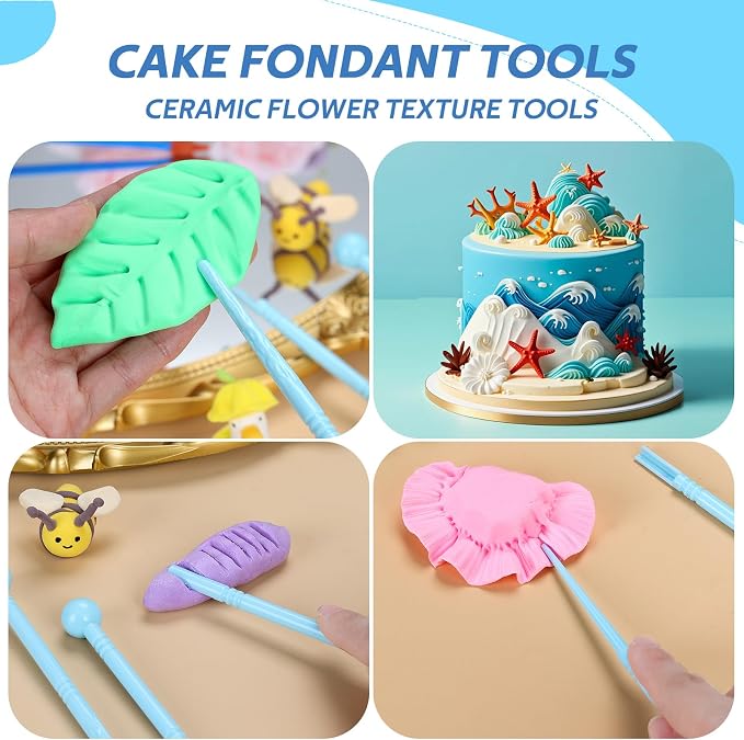 Polymer Clay Tools, Modeling Dotting Tools, Silicone Clay Sculpting Tool - Image 5
