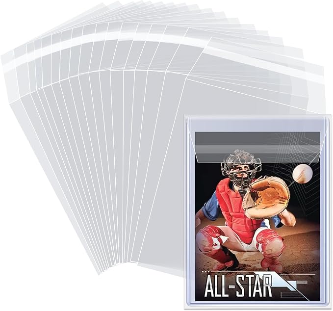 Top Loader Sleeves 100 Pack, Sleeves by TUTATA