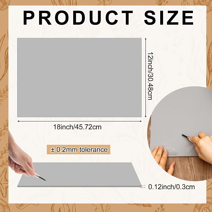 Yeaqee 2 Pcs 12 x 18 Inch Linoleum Block - Image 2