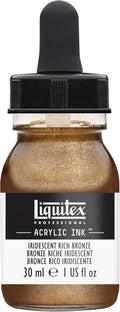 Liquitex Professional Acrylic Ink, 1-oz Jar, Iridescent Rich Bronze by Liquitex