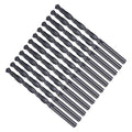 Drill Bit, 13/64" Cutting Diameter, 4241 HSS Nitriding Black 118° Cutting Angle Versatile Jobber Bits - (Applications: for Drilling Plastic Wood Soft Metal), 12-Pieces