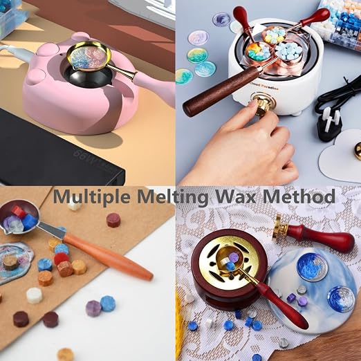 1664 Pieces Wax Seal Beads, Mixed Octagon Sealingwax Bead - Image 4