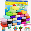 Ixiaoyoo Air Dry Clay, 30 Colors Foam Modeling Clay by Ixiaoyoo
