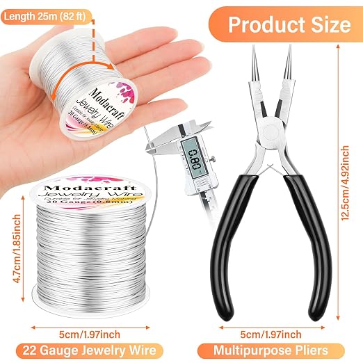 20 Gauge Silver Jewelry Making Wire - Image 3