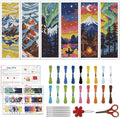 ACRNIGHEET 6PCS Cross Stitch Bookmark Kit by ACRNIGHEET