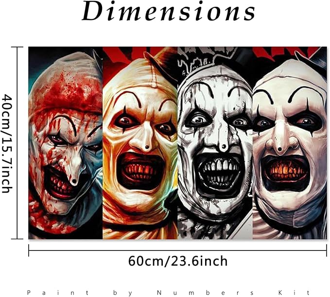 MBNTJHT Halloween Paint by Numbers Kit - Image 2
