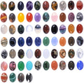Wholesale Lot Multi-color Gemstone Round Oval Cab Cabochon by Justinstones