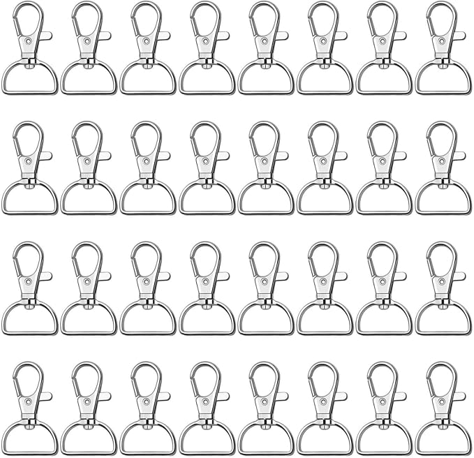 Key Chain Clip Hook, Anezus D Ring Clip Keychain Lanyard Swivel Snap Hooks Clip by anezus