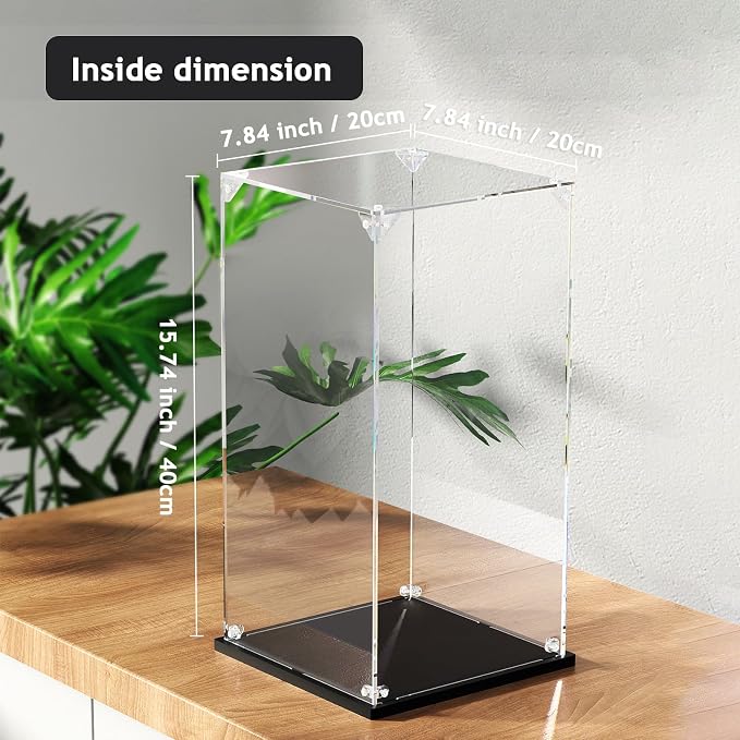Clear Acrylic Display Case, Self-Assemble Showcase - Image 7