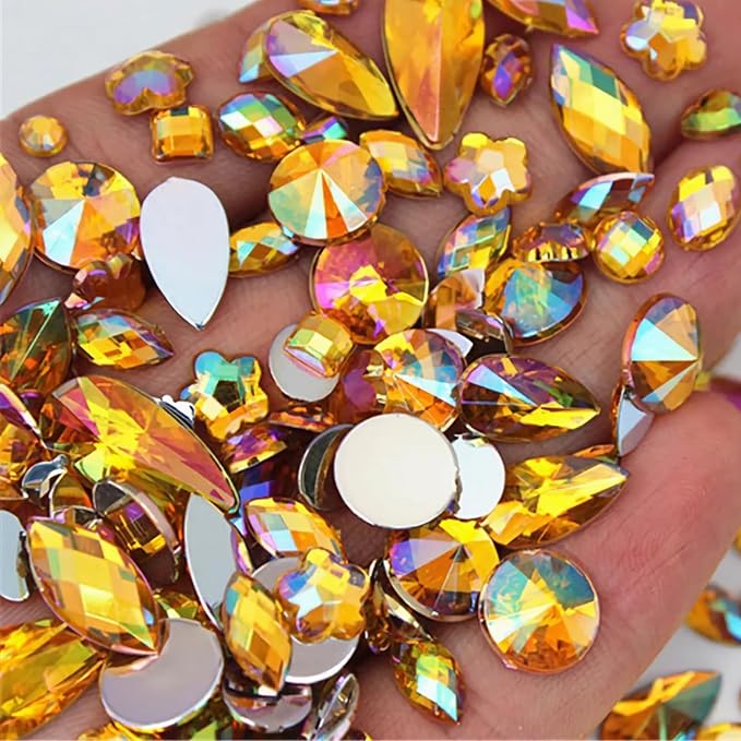 1000pcs AB Crystal Rhinestones Gems by UYTRDVG