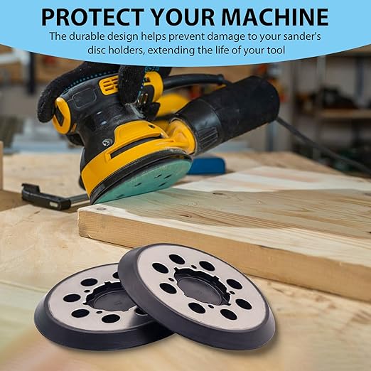 2 Pack Sander Replacement Pads, 5 Inch Metal Sanding Pad Competible with DEWALT DWE6423, 6423K, DWE6421, 6421K, DCW210B Random Orbit Sanders, DWE64233 N329079 Replacement Sander Pad