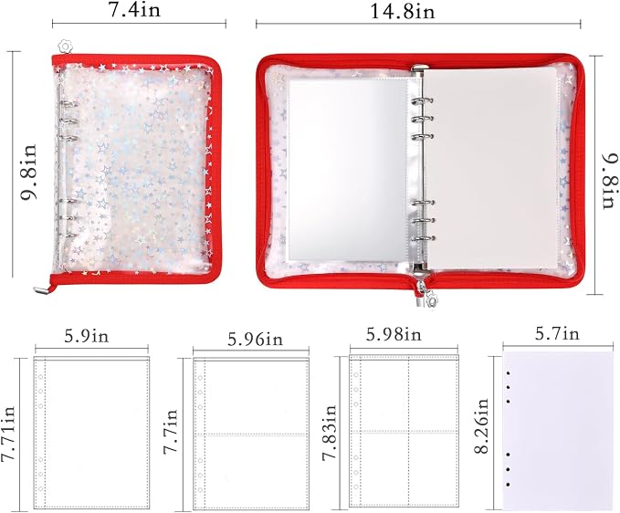 MUDOR 4 in 1 Sticker Storage Organizer, Binder - Image 2