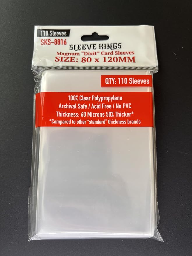 Sleeve Kings Standard Card Sleeves – 110 Count, Large Size, Compatible - Image 2