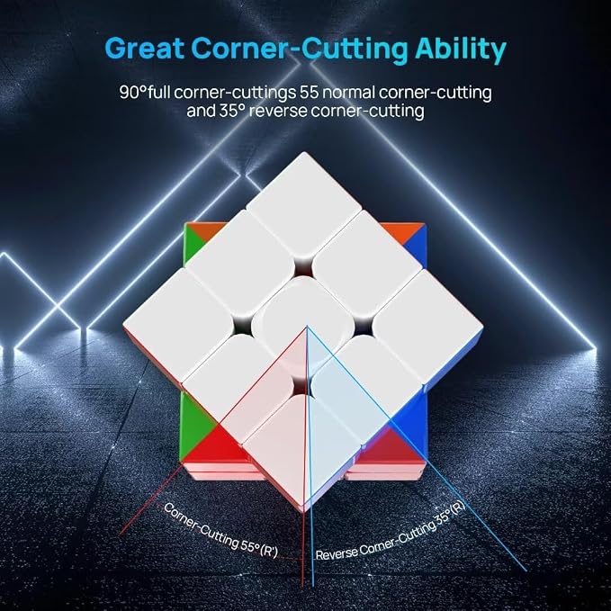 Magnetic 3x3 Speed Cube Stickerless - Image 6